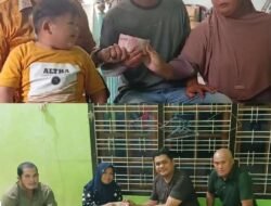 Kades Perlang dan Warga Gotong Royong Ringankan Beban Keluarga Pasien Kurang Mampu