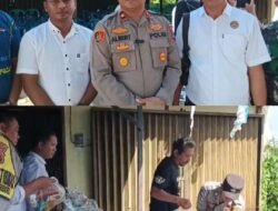 Sinergi Jurnalis, TNI-Polri, dan Pengusaha Berikan Bantuan Sembako untuk Sambut Ramadhan di Parittiga